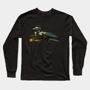 Steampunk Bird Long Sleeve T-Shirt